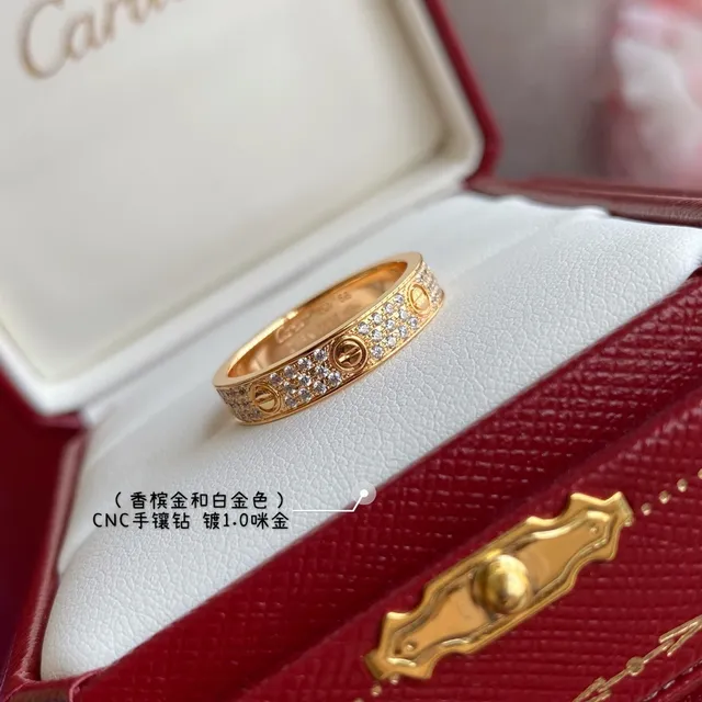 Cartier Juste un Clou Bague en or bi-ton avec pavé de diamants 5