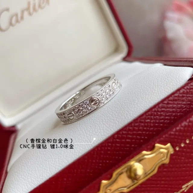 Cartier Juste un Clou Bague en or bi-ton avec pavé de diamants 6