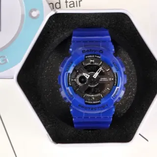 Casio Baby-G Montre Sport en Résine Analogue-Digitale Bleue