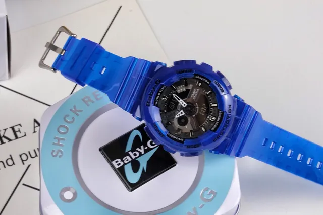 Casio Baby-G Blue Resin Analog-Digital Sports Watch 4