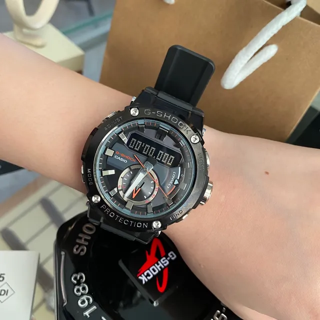Casio G-Shock Analog-Digital Black Sports Watch 4