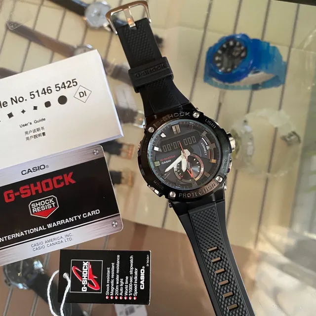 Casio G-Shock Analog-Digital Black Sports Watch 5