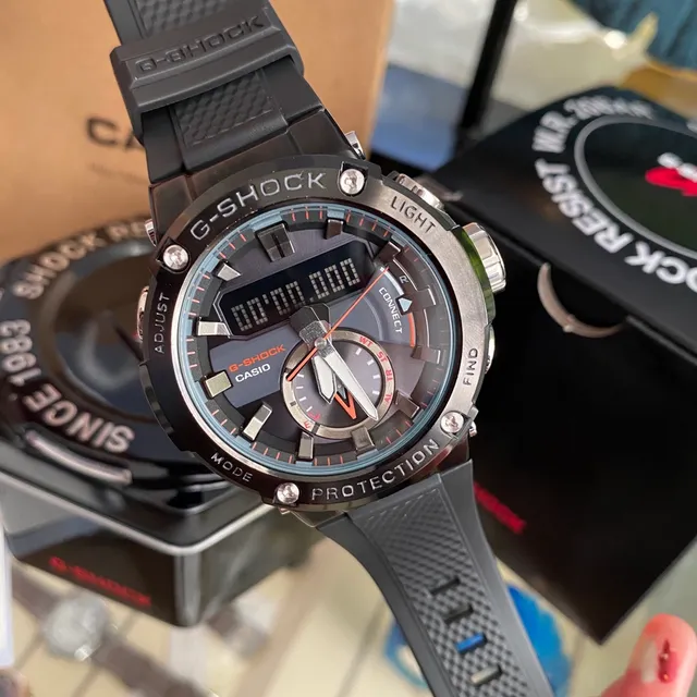Casio G-Shock Analog-Digital Black Sports Watch 6