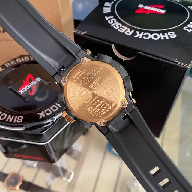 Casio G-Shock Black Gold Rugged Analog-Digital Watch 4