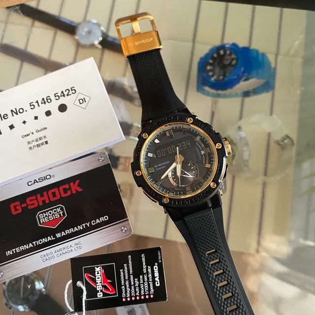 Casio G-Shock Black Gold Rugged Analog-Digital Watch 5