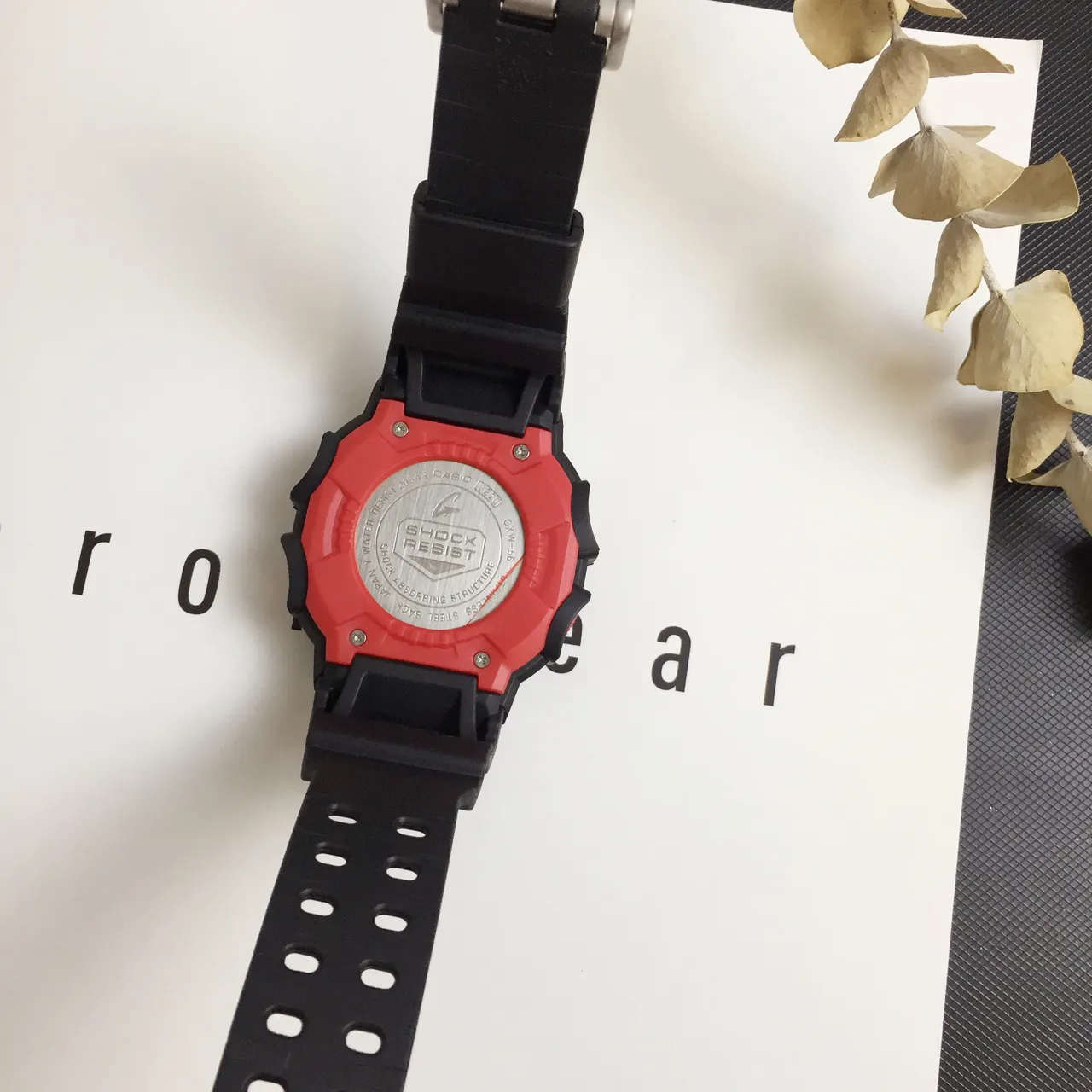 Casio G-Shock DW-5600 Noir et Rouge Montre Sportive 5