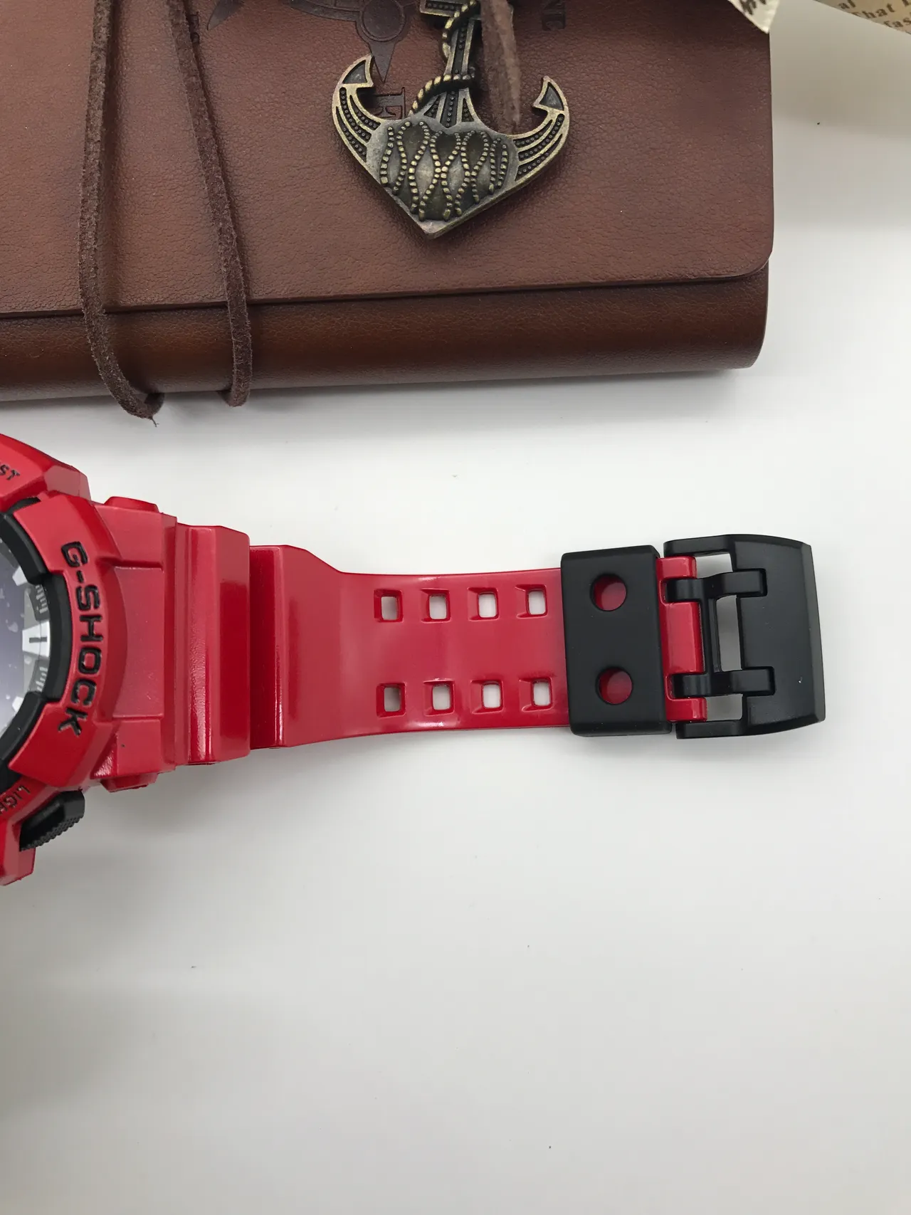 Casio G-Shock GA-2100 Reloj deportivo de resina roja 2