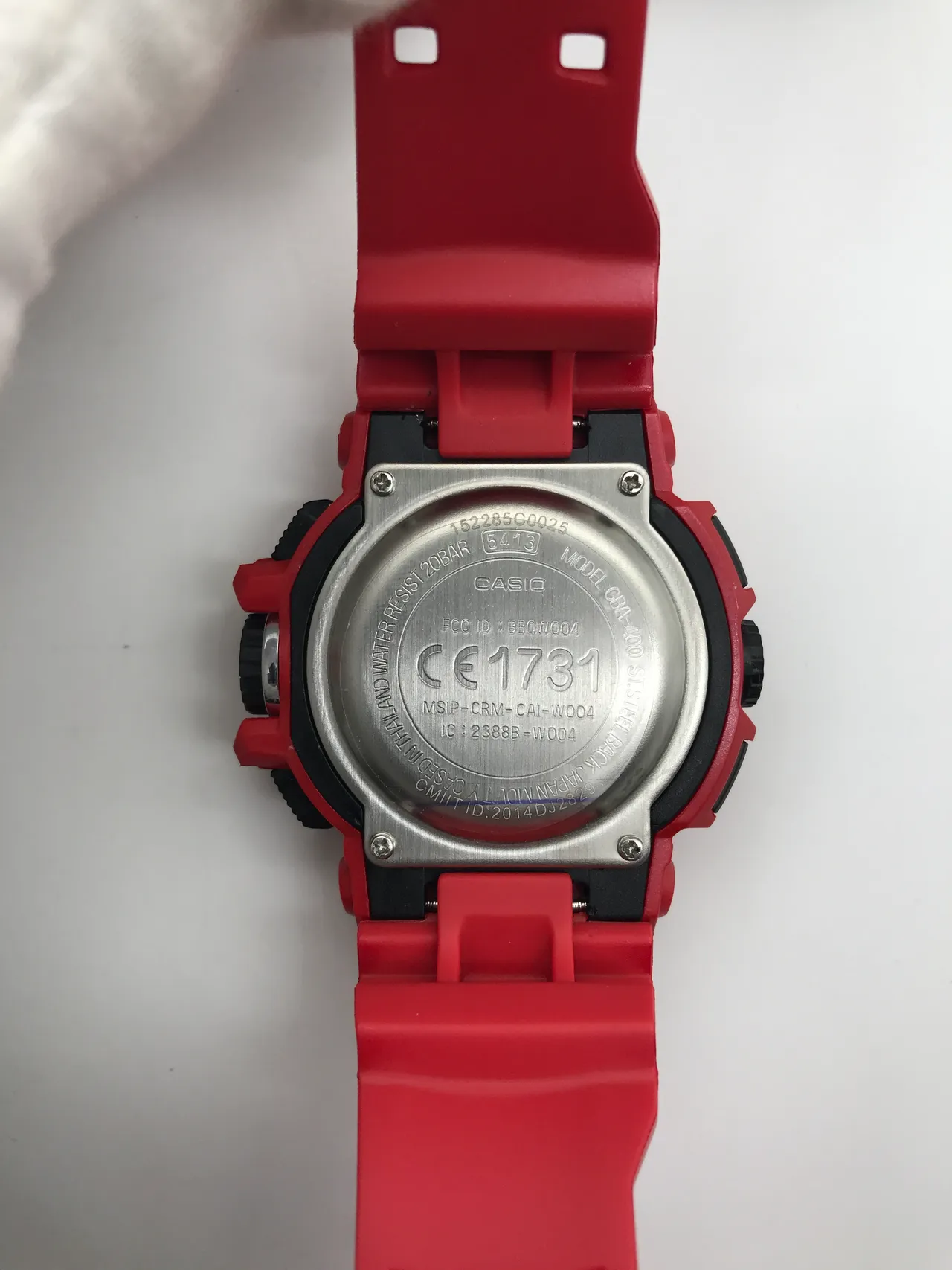 Casio G-Shock GA-2100 Reloj deportivo de resina roja 3
