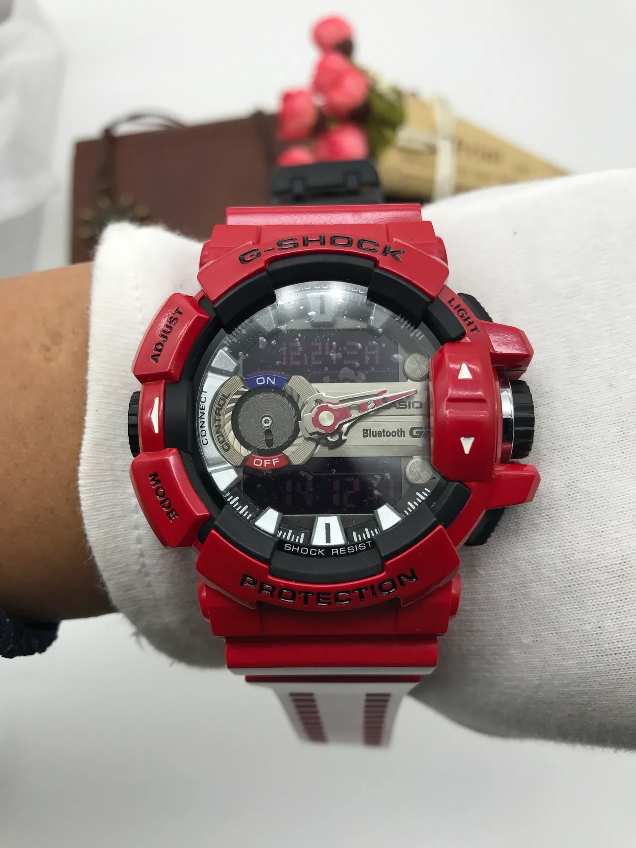 Casio G-Shock GA-2100 Reloj deportivo de resina roja 5