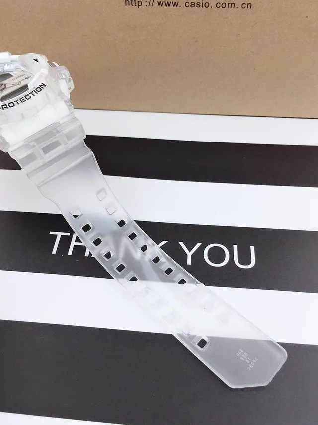 Casio G-Shock GA-B2100 Translucent White Sports Watch 3