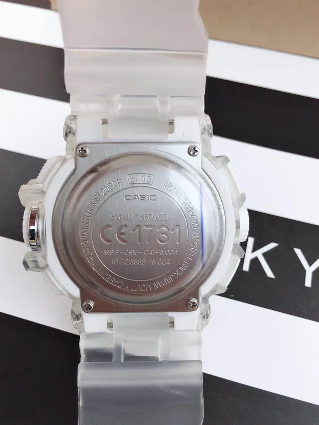 Casio G-Shock GA-B2100 Translucent White Sports Watch 5