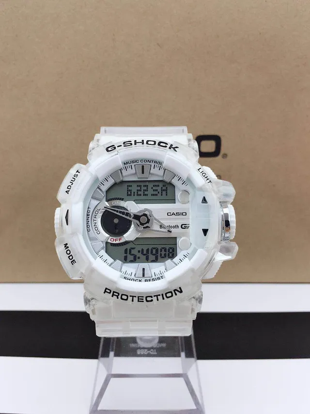 Casio G-Shock GA-B2100 Translucent White Sports Watch 9
