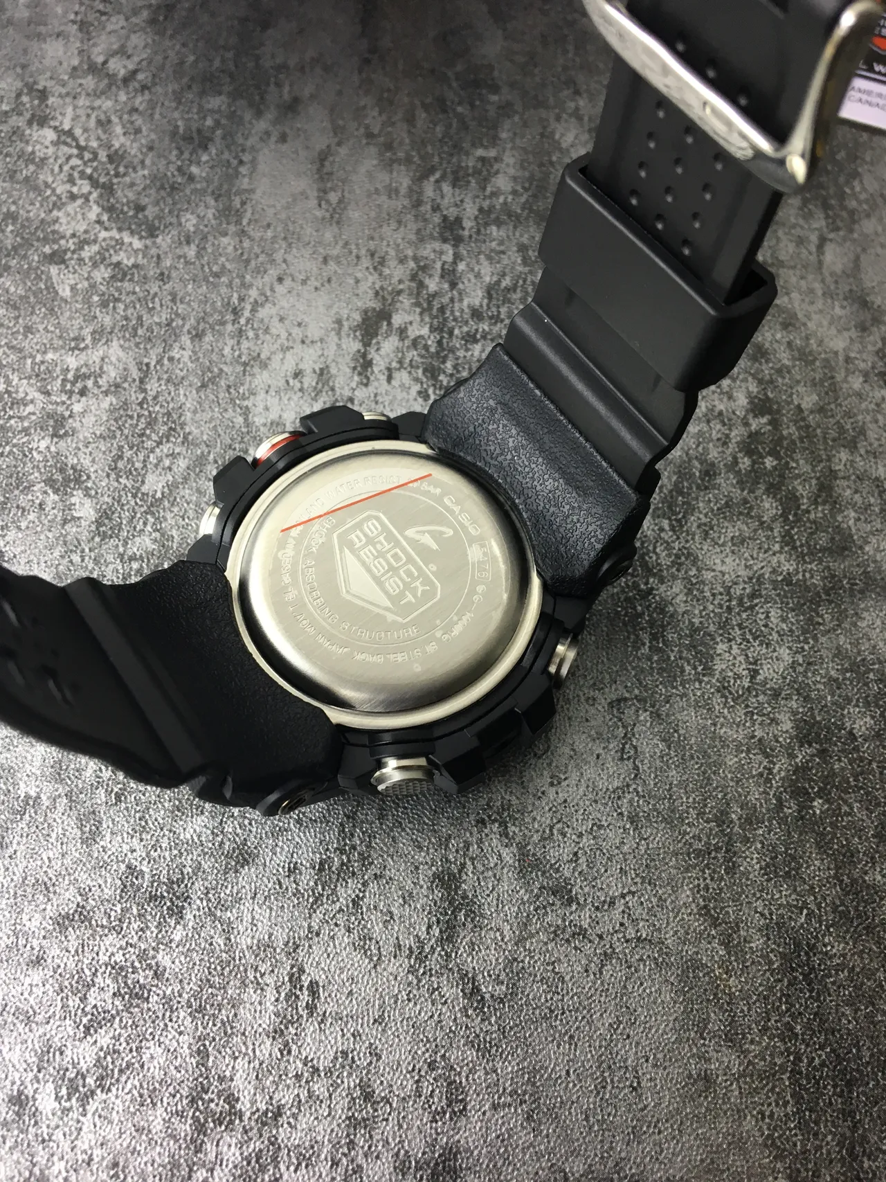 Casio G-Shock Mudmaster Black and Gold Sports Watch 2