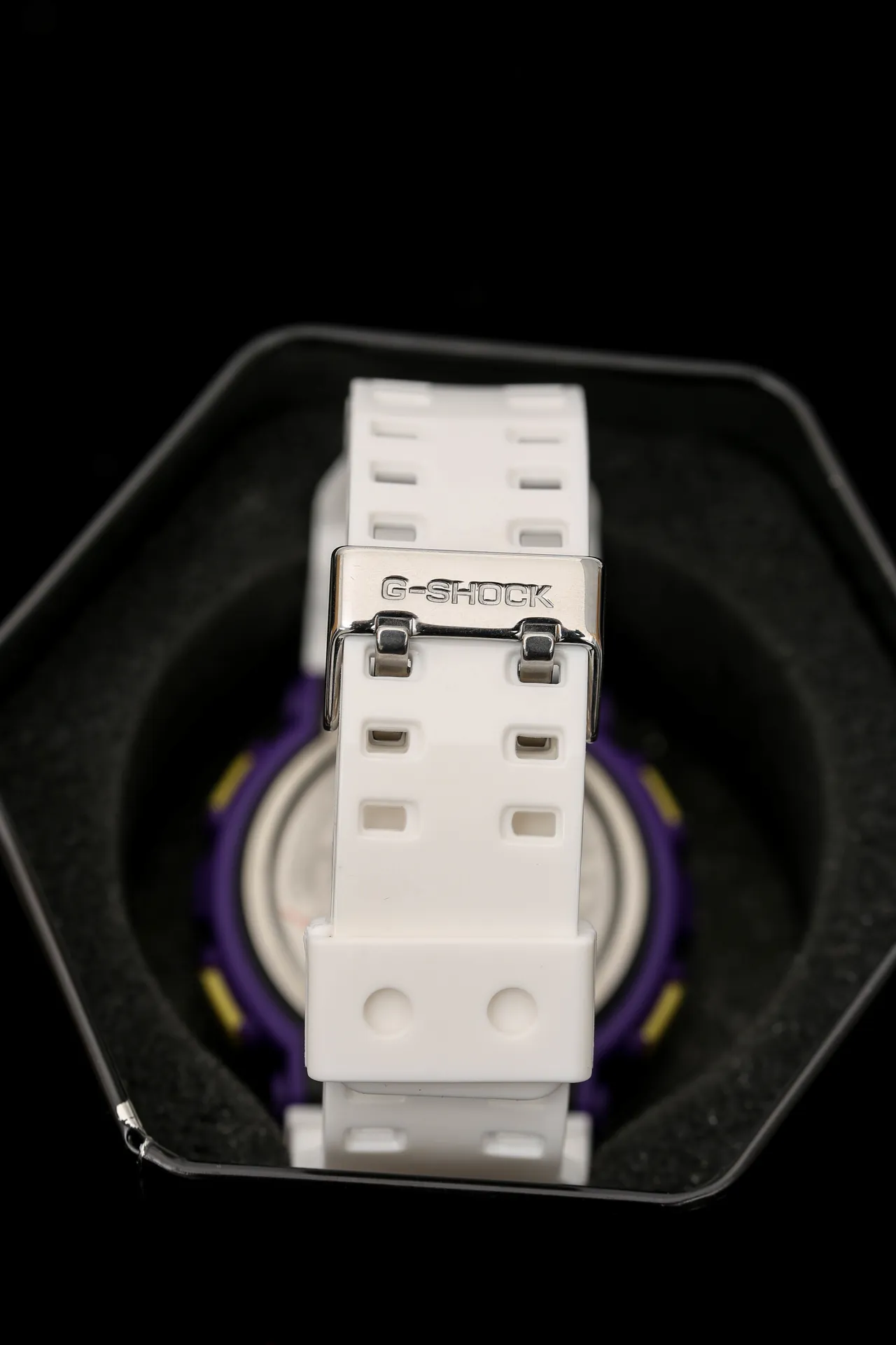 Casio G-SHOCK Purple and White Resin Sports Watch 5