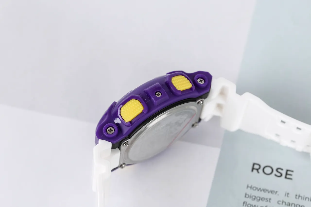 Casio G-SHOCK Purple and White Resin Sports Watch 6