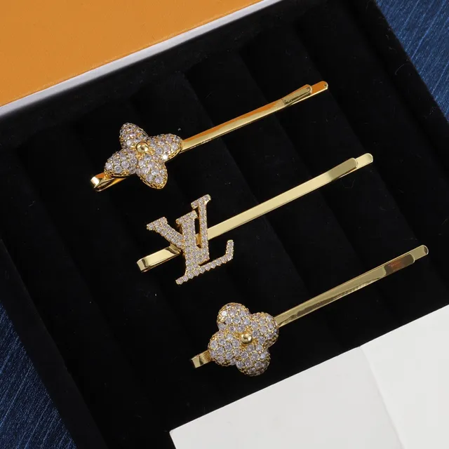Chanel CC Bar Broche Or Métal Blanc Résine Effet Perle 3