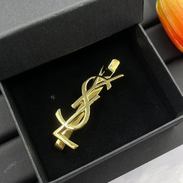 Chanel CC Bar Broche Or Métal Blanc Résine Effet Perle 23