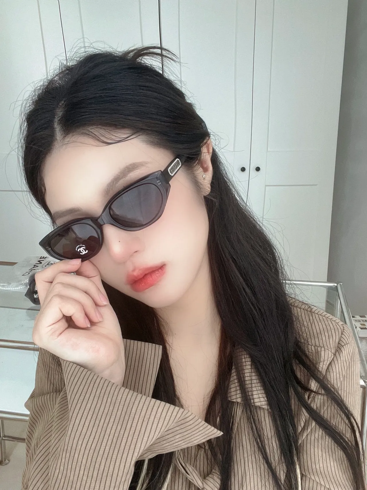 Chanel Oval Tortoiseshell Brown Gradient Sunglasses 2
