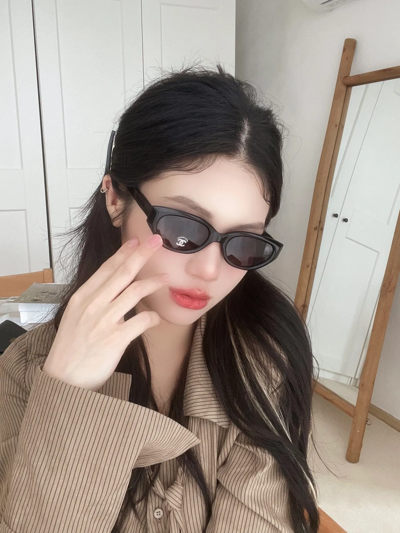 Chanel Oval Tortoiseshell Brown Gradient Sunglasses 4