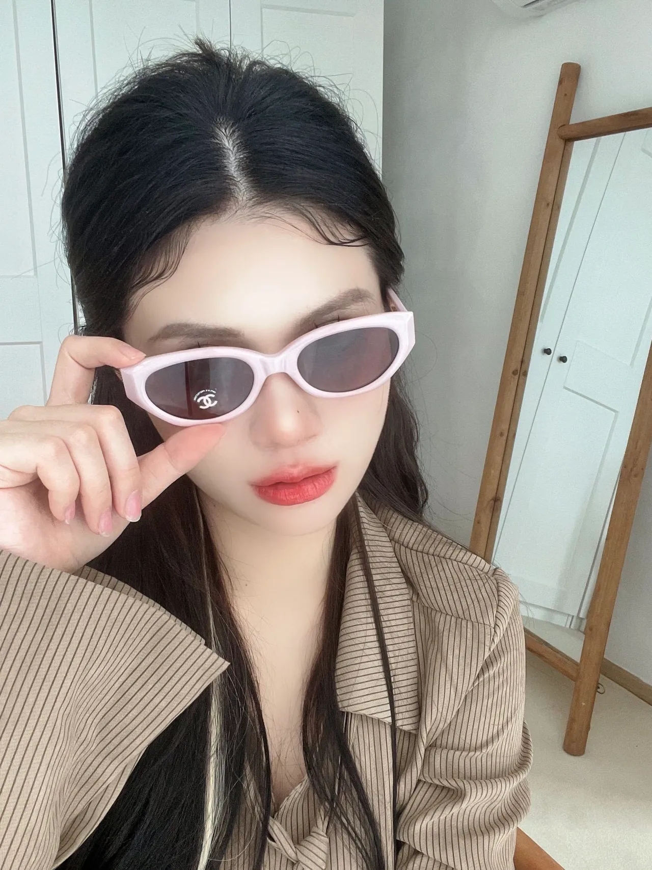Chanel Oval Tortoiseshell Brown Gradient Sunglasses 6