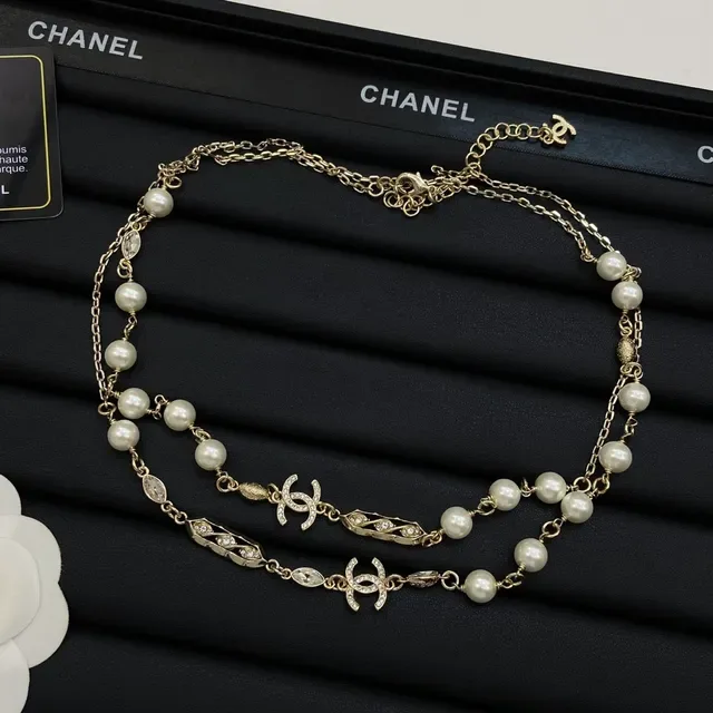 Chanel Perles et Cristal Motif CC Collier 3