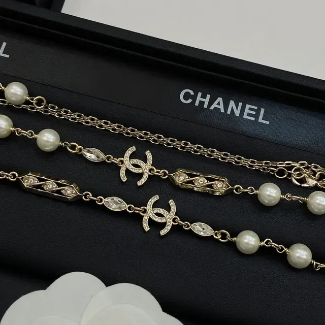 Chanel Perles et Cristal Motif CC Collier 5