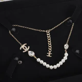 Chanel Pearl and Crystal Waist Chain Fashion Belt Bag