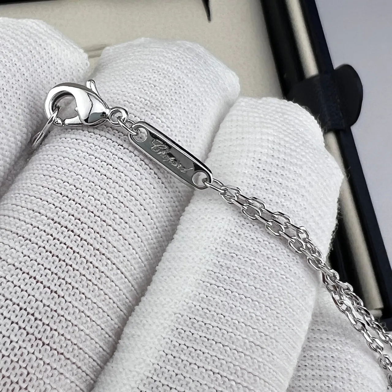 Chopard Happy Diamonds colliers de diamant à disque rotatif bicolore 2