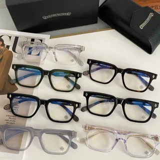 Chrome Hearts Ambidextrous Rectangular Acetate Optical Glasses
