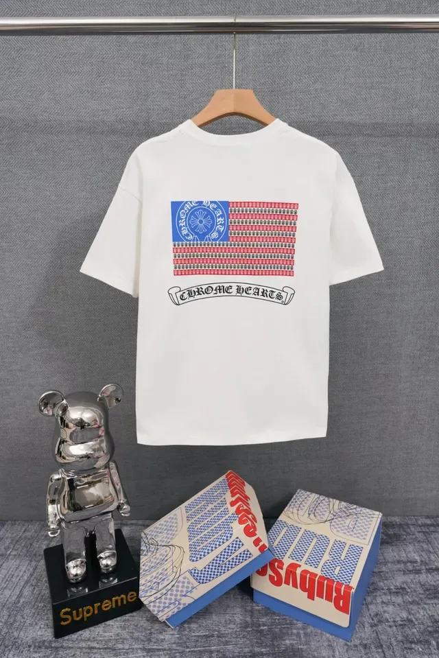 Chrome Hearts Flag Print Black T-Shirt 2