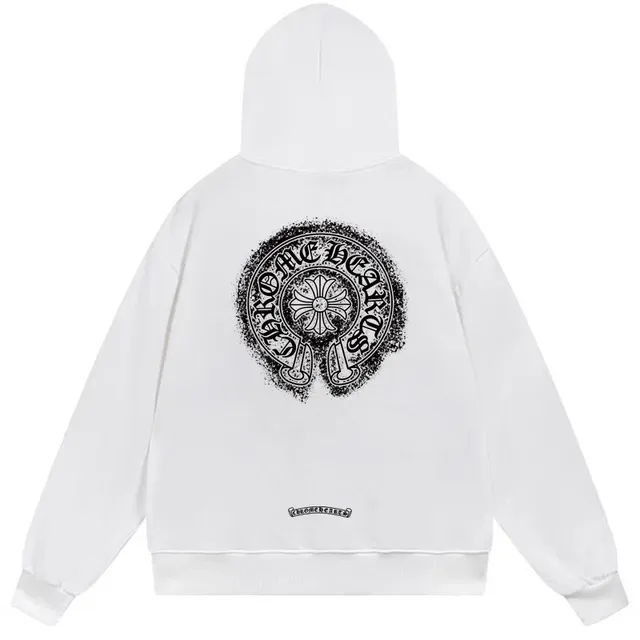 Chrome Hearts Graphic Back Black Hoodie 3