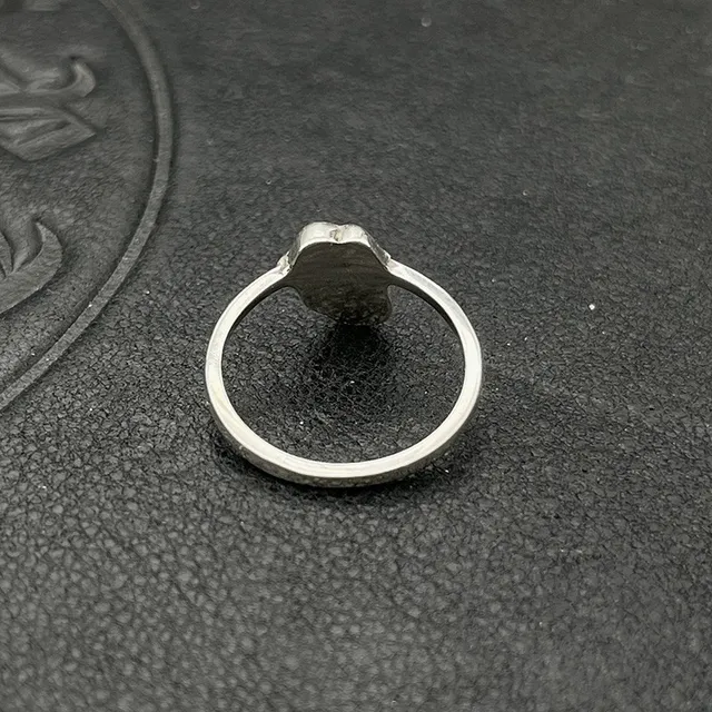 Chrome Hearts Lips Sculpted Oxidized Silver Ring 3