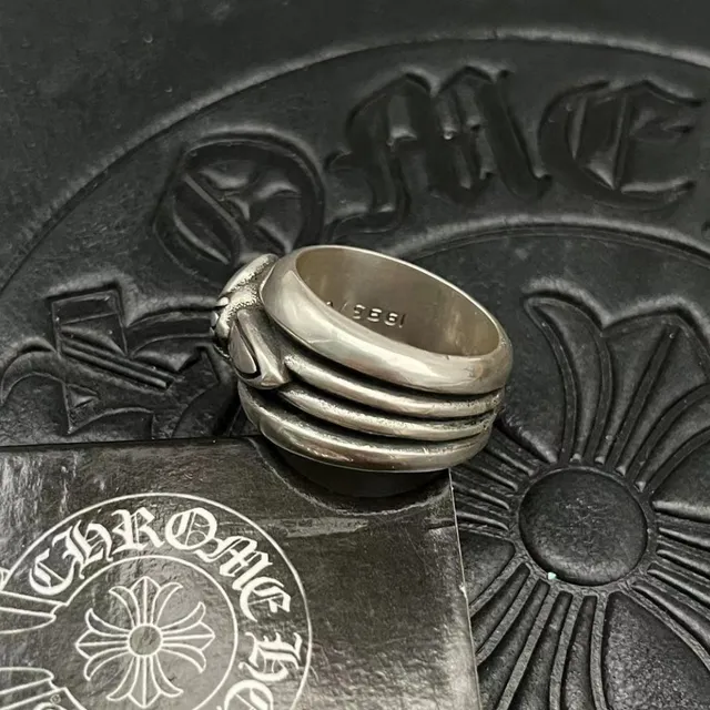 Chrome Hearts Scrollwork Wide Band Ring 5