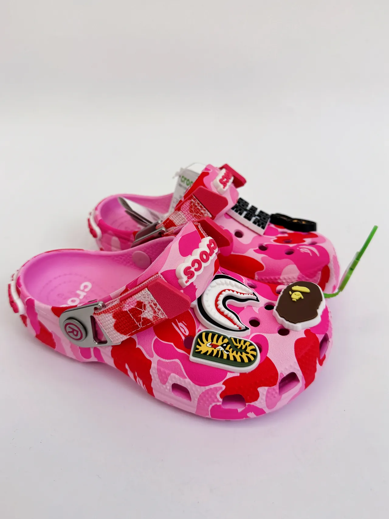 Crocs Classic Clog Black Gray Camo Kids Clogs 11