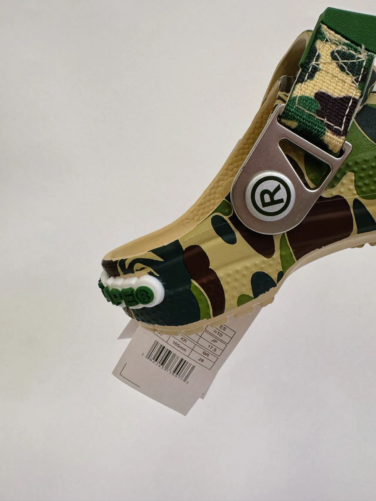 Crocs Classic Clog Black Gray Camo Kids Clogs 19
