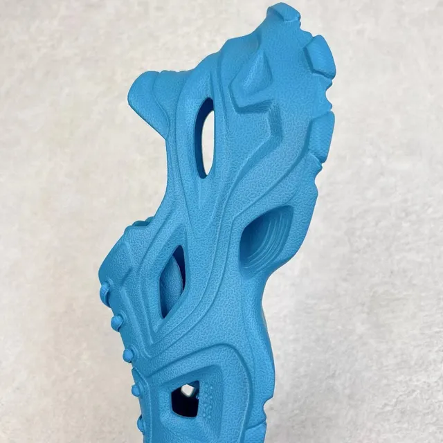 Crocs sabots classiques bleu mousse moulée sabots 4
