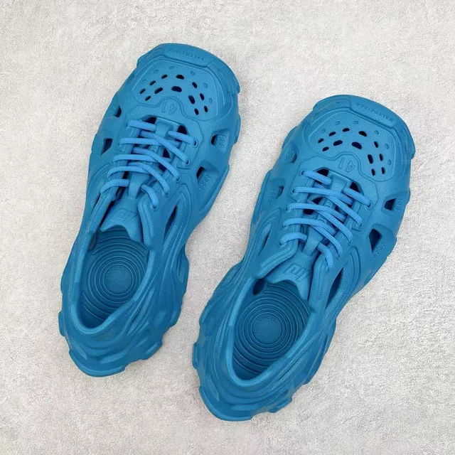 Crocs sabots classiques bleu mousse moulée sabots 8