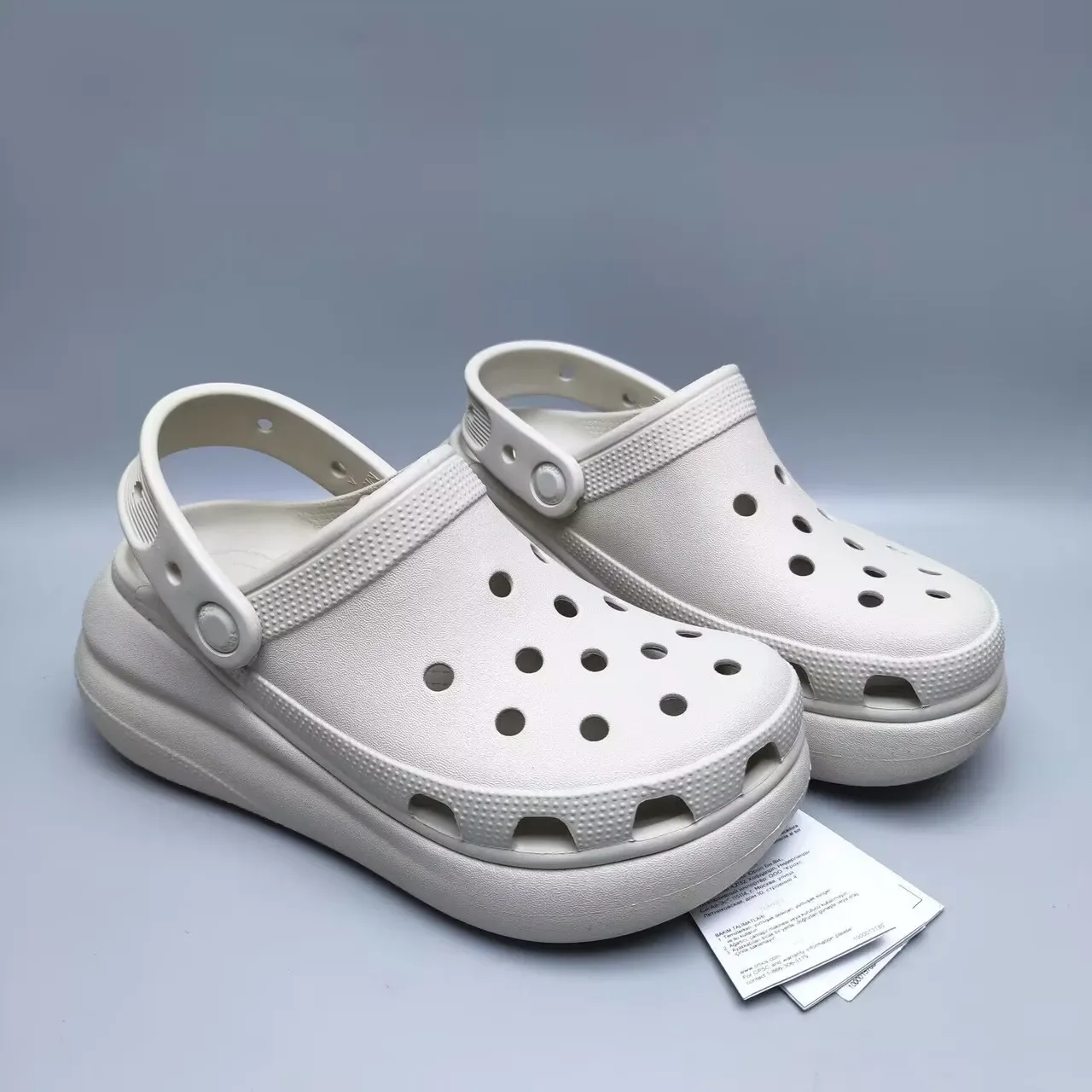 Crocs Classic Clog Off-White Molded Foam Clog 9