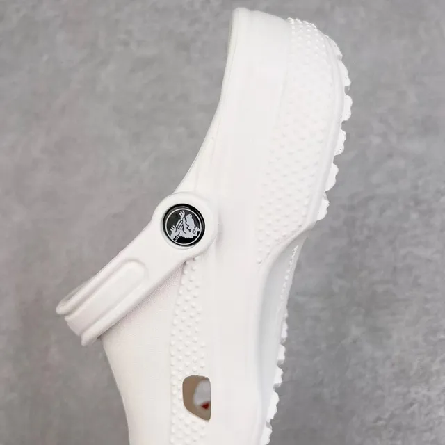 Crocs Classic Clog White Molded Foam Clog 4