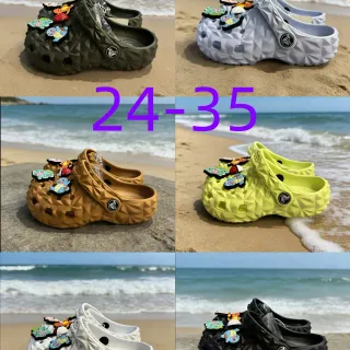 Crocs Echo Clog অলিভ গ্রিন ফেসেটেড ফোম clog
