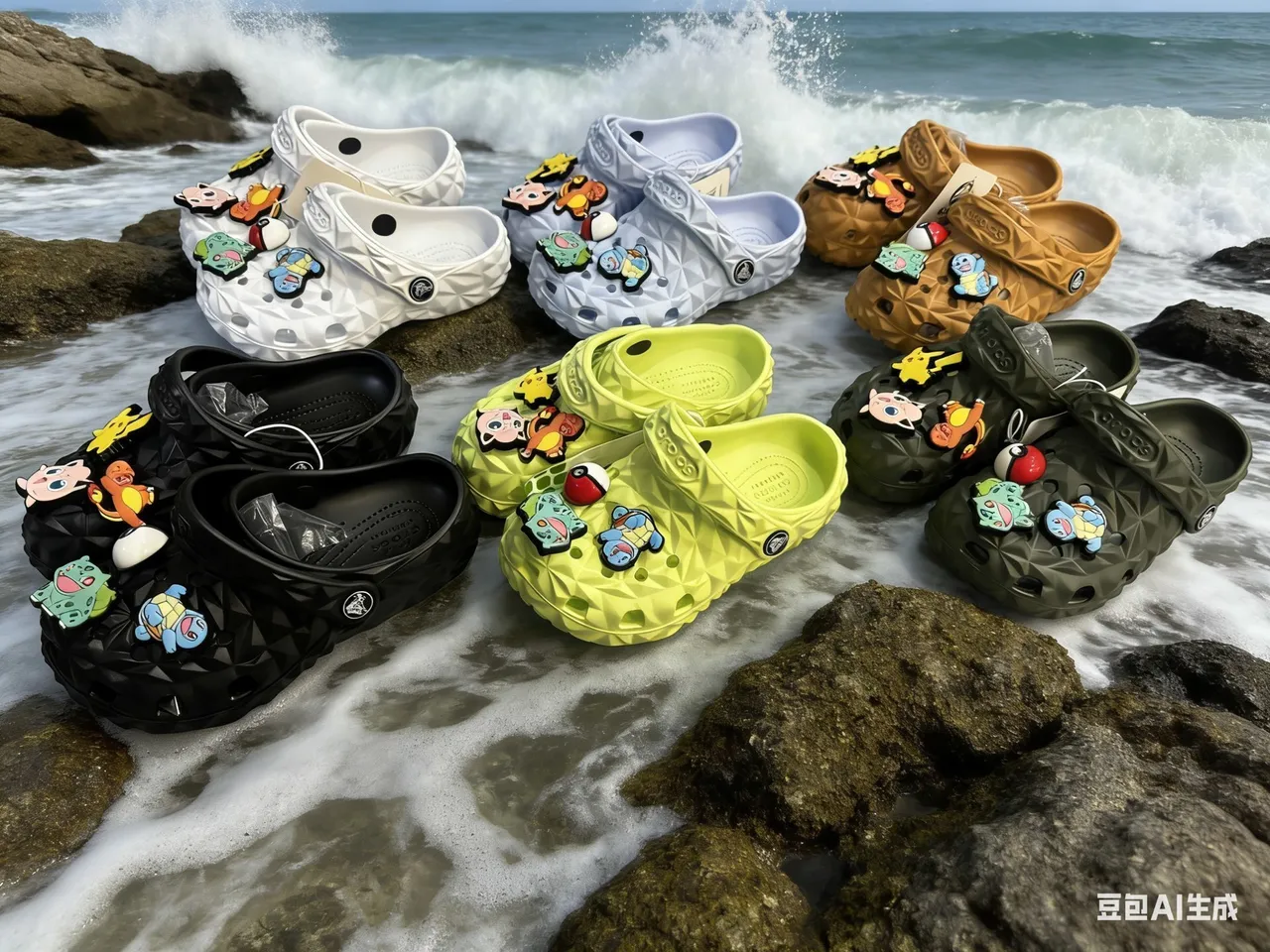 Crocs Echo Clog vert olive mousse facetté sabot 10
