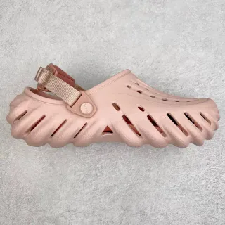 Crocs Echo Clog zueco rosa pálido espuma moldeada clog