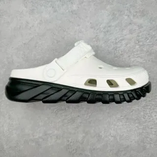 Crocs Echo Clog White and Black Clogs