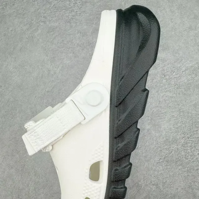 Crocs Echo Clog White and Black Clogs 4