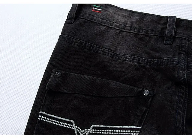 Diesel Kurken Distressed Black Denim Jeans 4