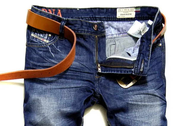 Diesel Slim-Straight بناطيل جينز ارتفاع متوسط واش دريست 7