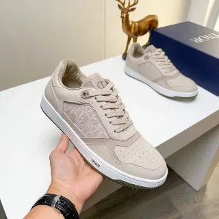 Dior B23 بيج مونوغرام حذاء أسلوب حياة
