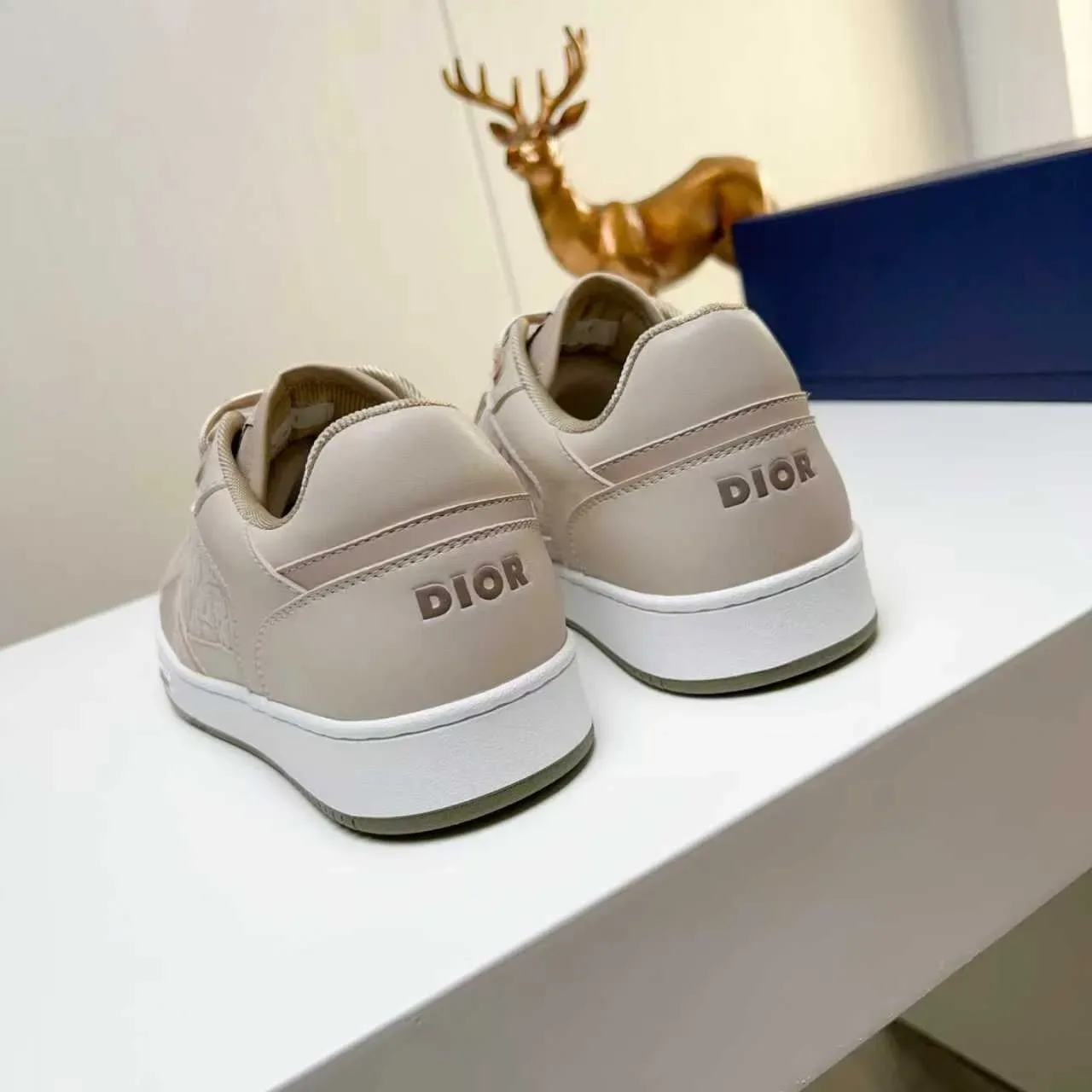 Dior B23 Beige Monogram Lifestyle Sneakers 3