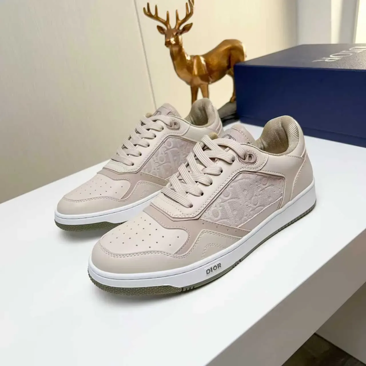 Dior B23 Beige Monogram Lifestyle Sneakers 5