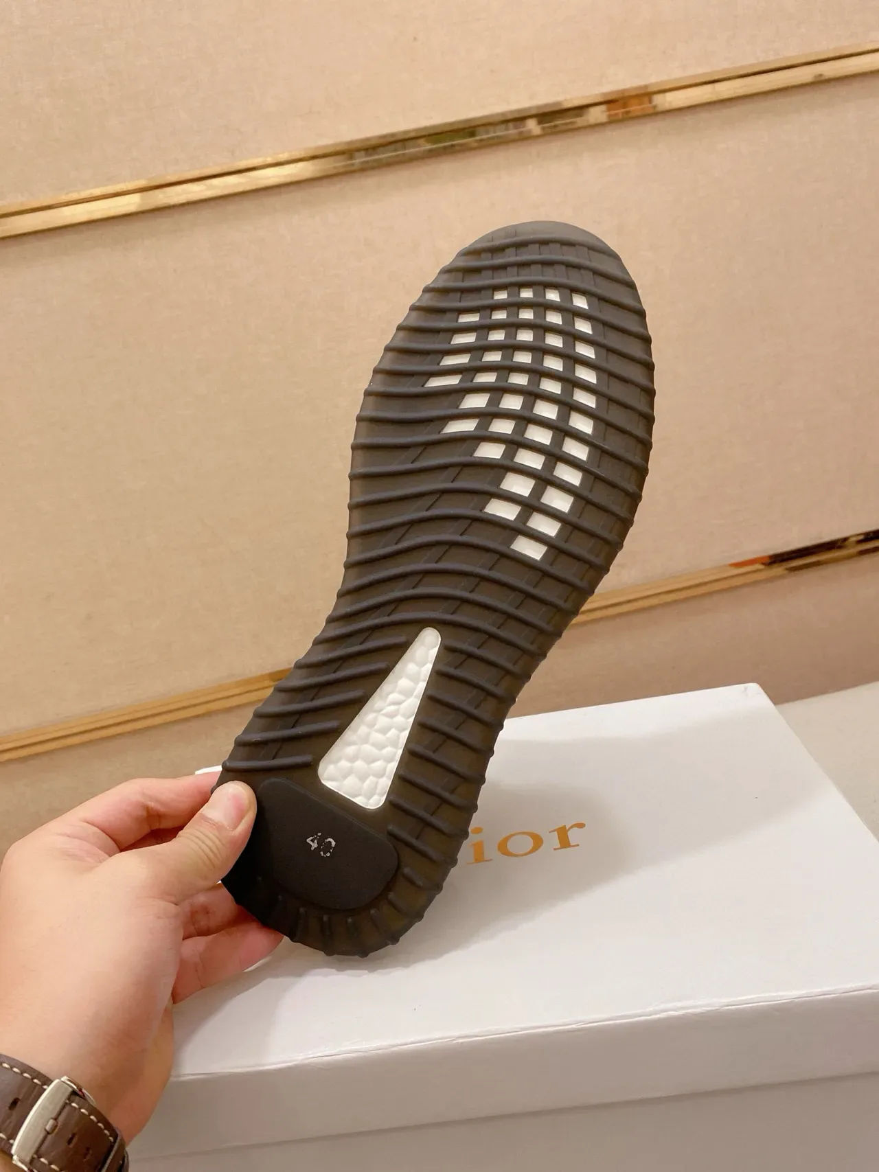 Dior B23 Monogram Jacquard White Black Lifestyle Sneakers 9